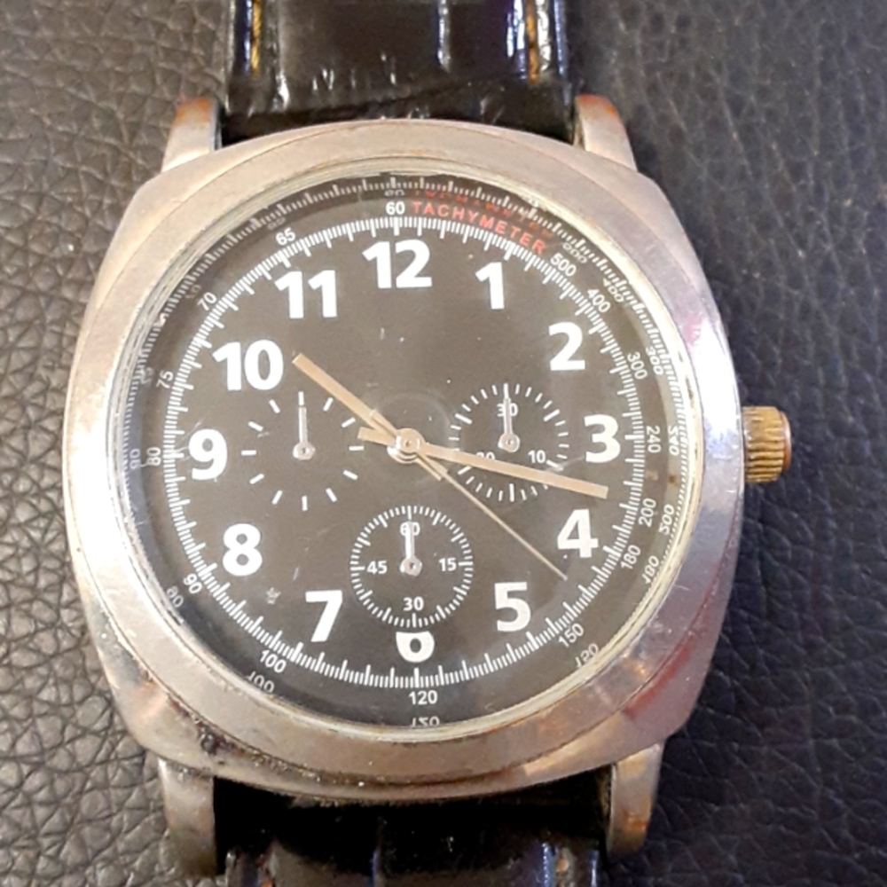 VINTAGE STRUCTURE 62369 SR626SW MEN'S WATCH NRMINT CONDITION
